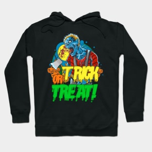 Trick Or Treat Zombie Halloween Hoodie